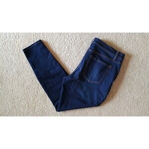 Time and Tru Women's High Rise Skinny Jeans Dark Wash Stretch Size 16